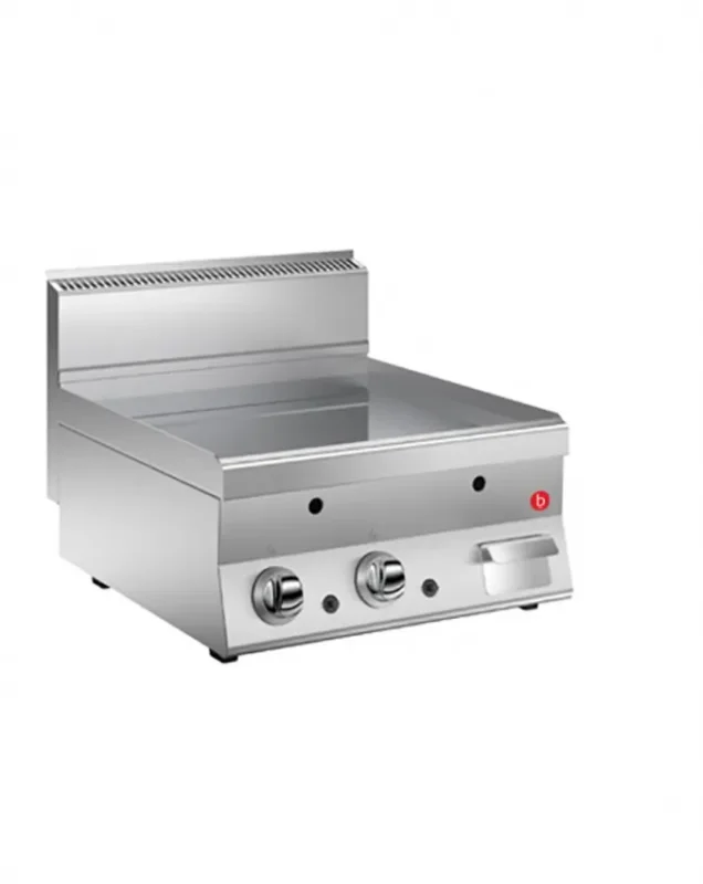 Livraison Express Plaque à snacker gaz à poser en inox avec 1 plaque lisse 596x555 mm