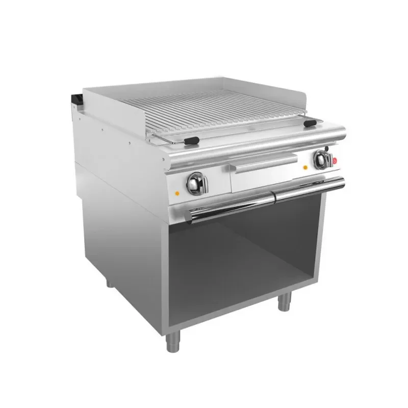 Grillade électrique professionnelle sur coffre pour viande et poisson - 790x490 mm Solde