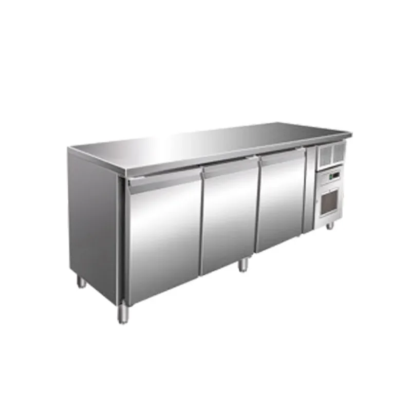 Commander Vite Table réfrigérée positive avec groupe logé et 3 portes 464 litres - r600a