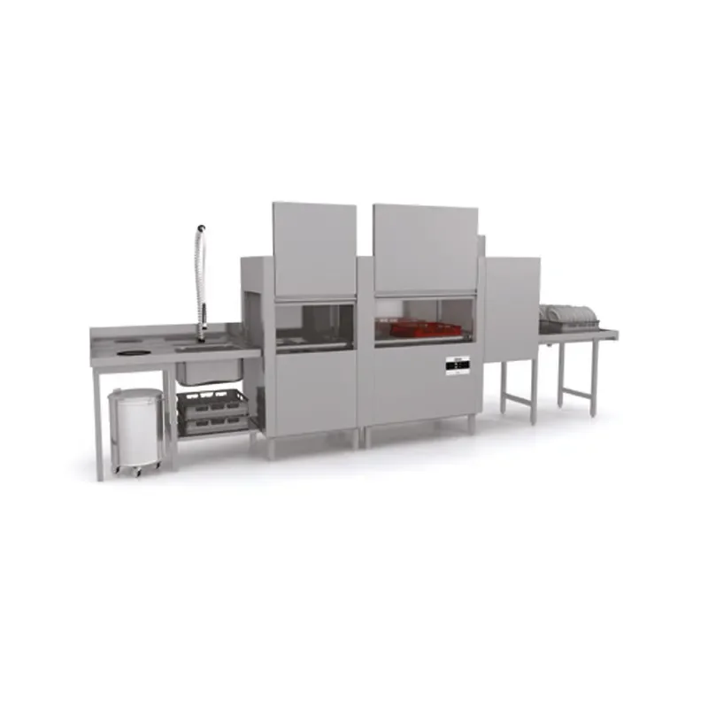 Lave-vaisselle sortie à gauche professionnel à avancement automatique - panier 500x500 mm Remise