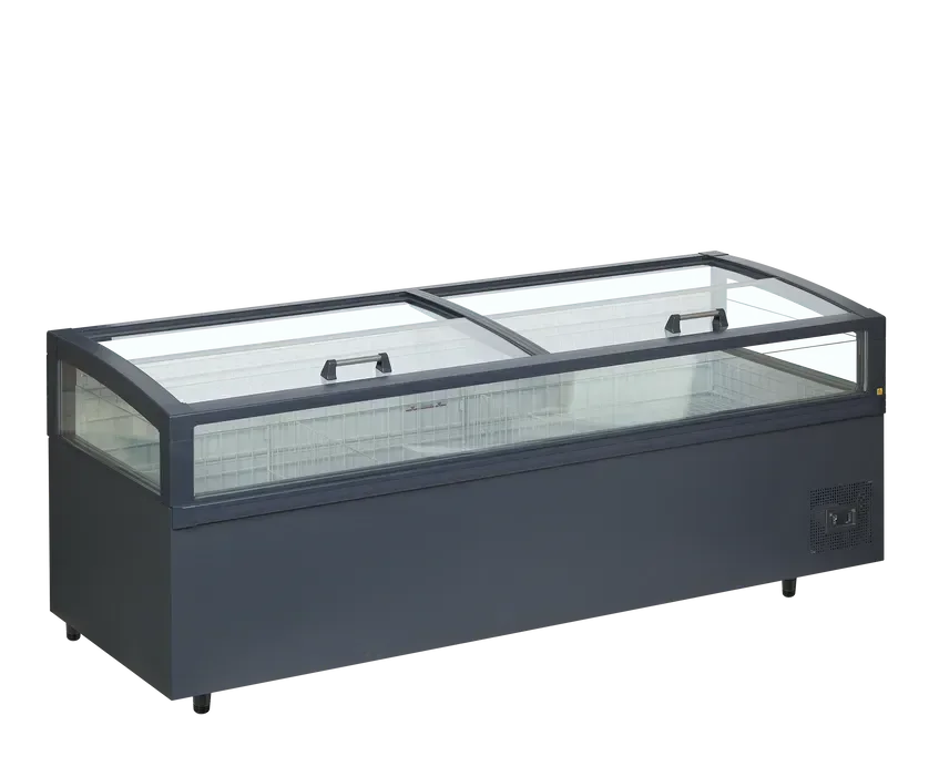 Certifié Réfrigérateur convertible en congélateur bahut professionnel noir 1320 l - 2500x980x955 mm