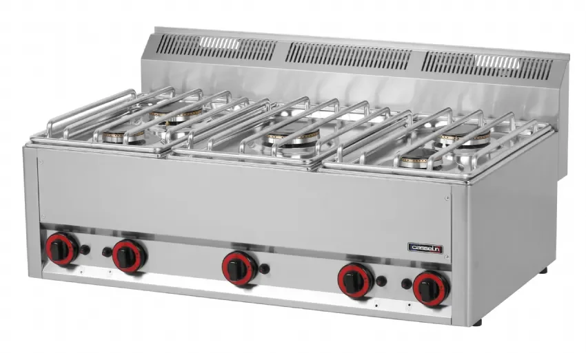Offre Exclusive Fourneau gaz à poser 5 feuxinox