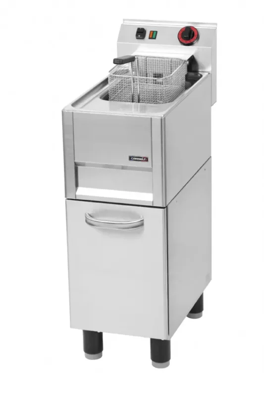 Commander Maintenant Friteuse électrique sur soubassement triphasé avec 1 panier et cuve 8 l 1 cuve