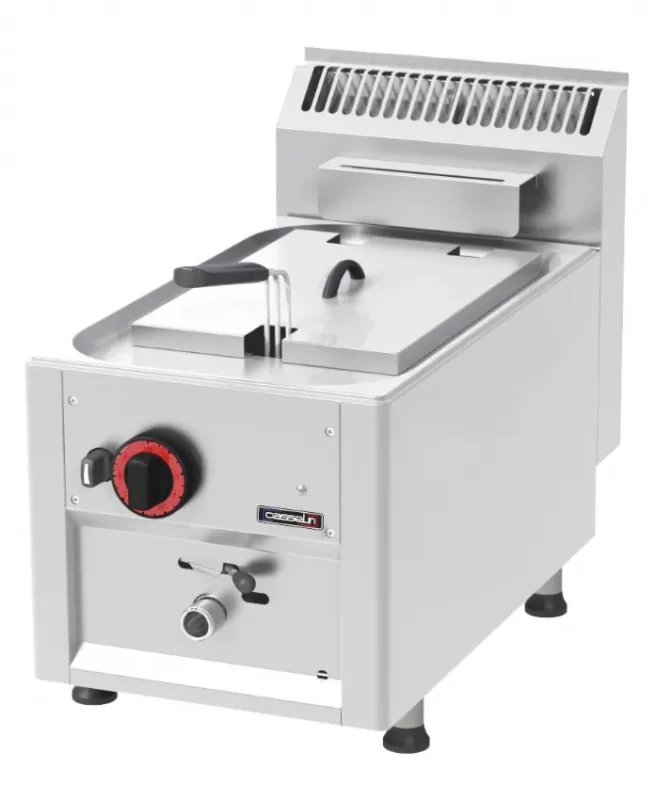 Offre Exclusive Friteuse gaz à poser avec vanne de vidange et capacité 8 litres température 190°c