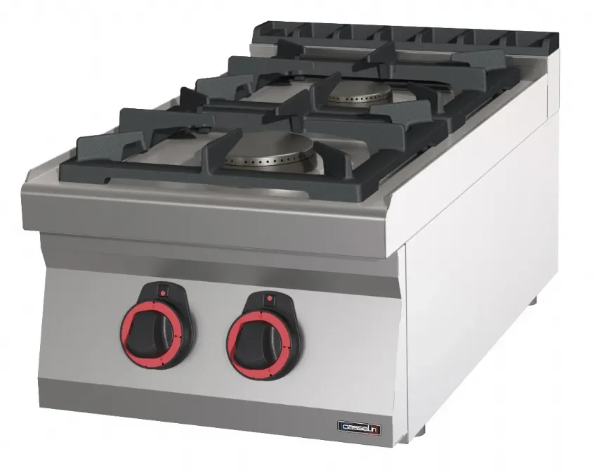 Fourneau gaz à poser 2 feux inox Offre Spéciale