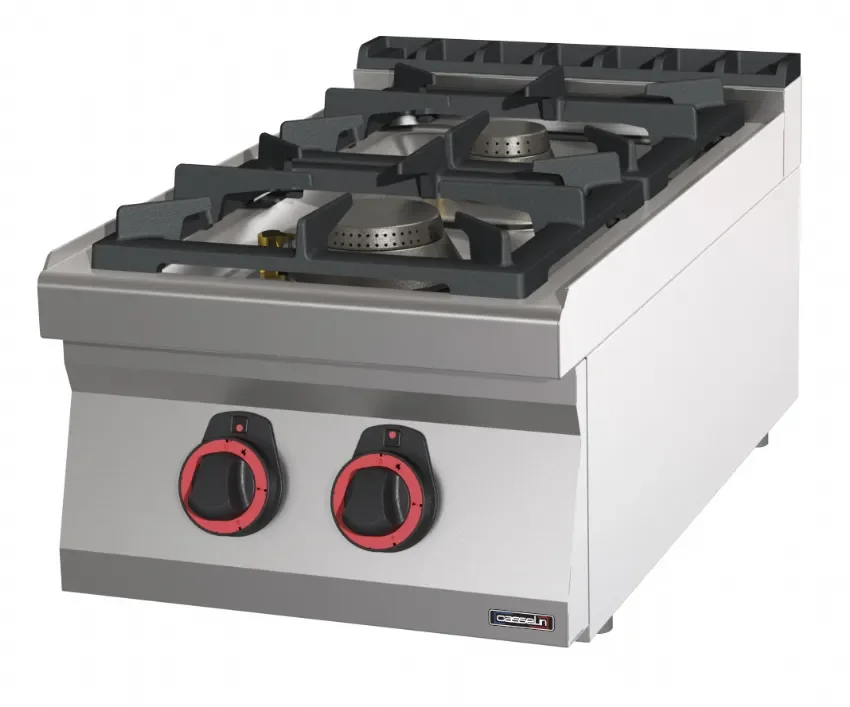 Fourneau gaz à poser 2 feux hp inox Achat Immédiat