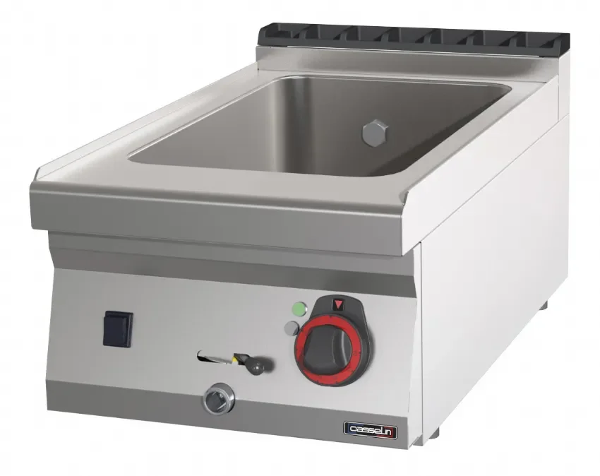 Bain-marie électrique gn 1/1 avec cuve 200 et vanne de vidange 90°c Dernière Chance