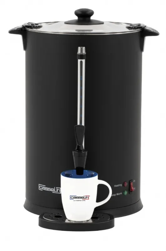 Achat Immédiat Percolateur à café noir mat double paroi avec capacité 15 l puissance 1650 w