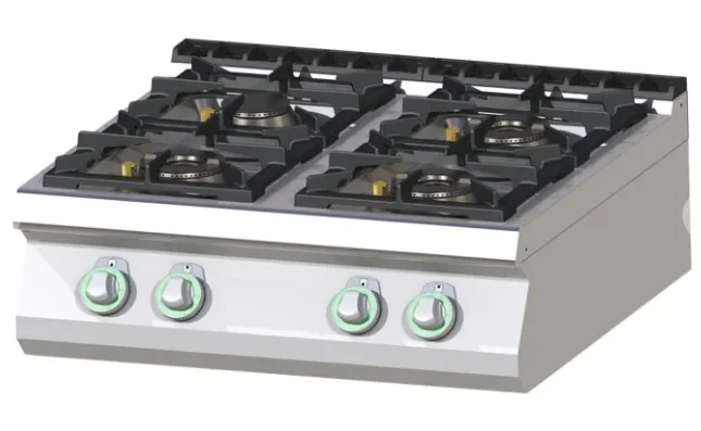 Cuisinière de restauration pro 4 feux à gazà poser Achetez Aujourd’hui