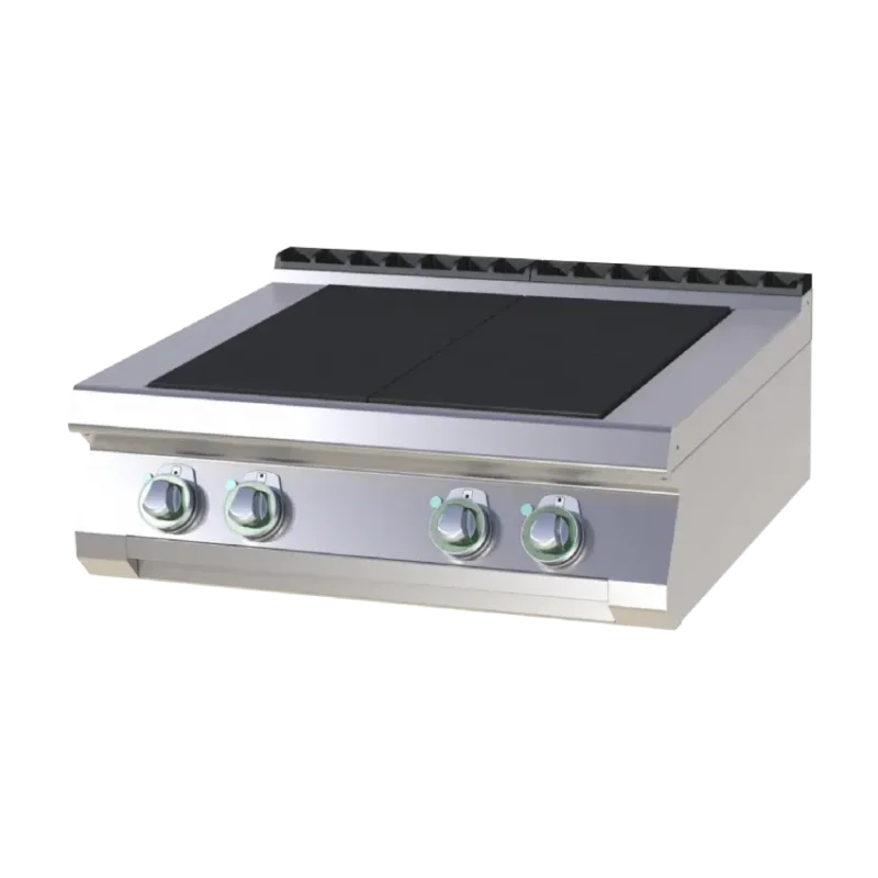 Cuisinière de restauration électrique pro 4 feux2,5kw chacun Top Vente