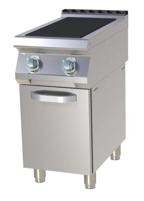 Cuisinière de restauration pro électrique 2 feux2,5kw chacun sur armoire Nouvelle Collection