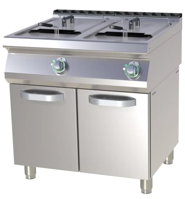 Dernier Modèle Friteuse électrique doube cuve capacité 13+13l sur coffre