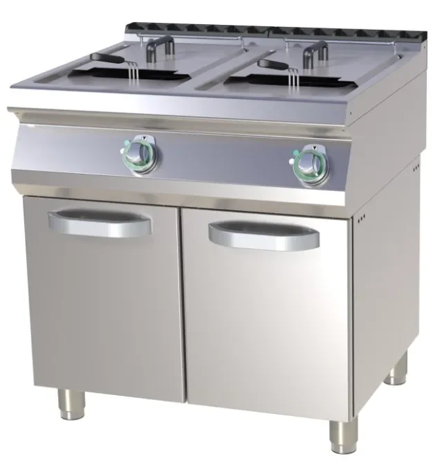 Acheter Direct Friteuse électrique double cuve capacité 2 x 17l sur coffre