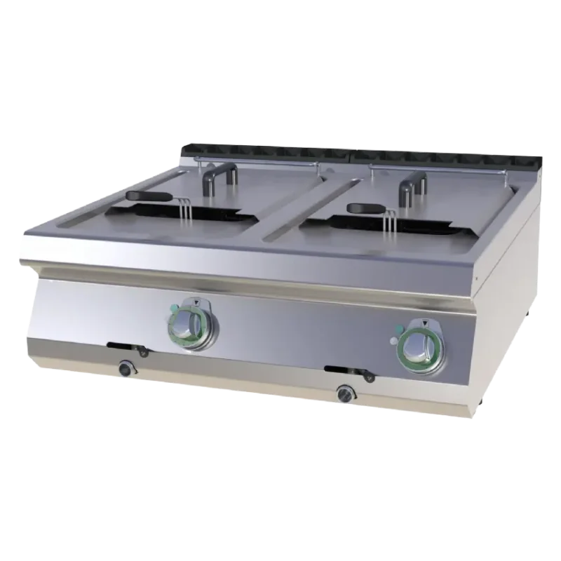 Friteuse électrique à poser cuve double capacité 2x13l Satisfait Ou Remboursé