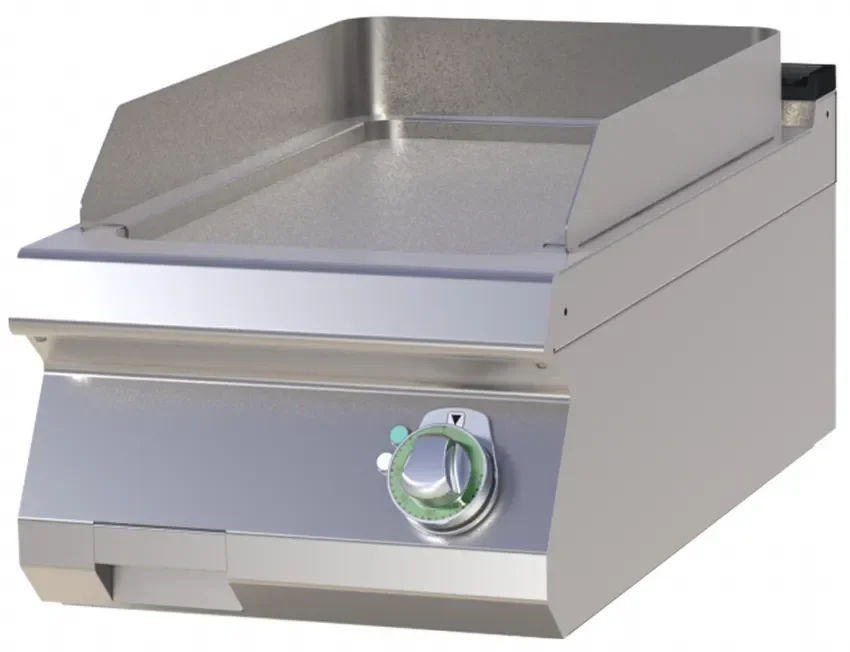 Plaque de cuisson professionnelle électrique à poser plaque lisse chromée 56x37 cm Livraison Express