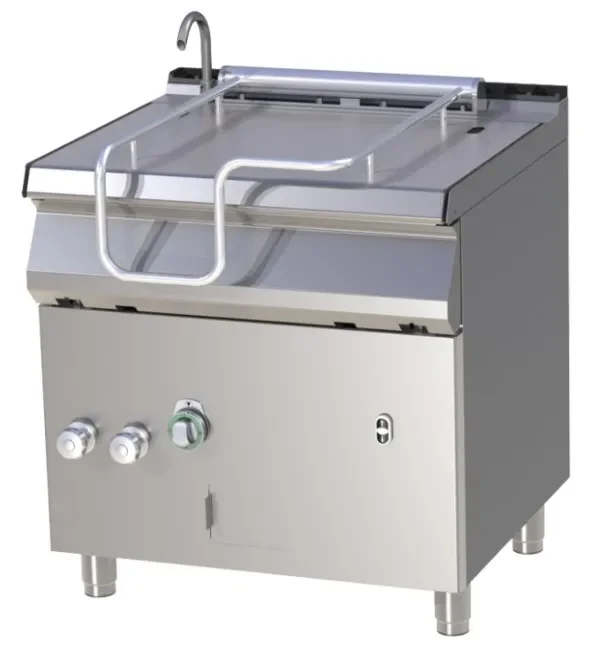 Sauteuse basculante professionnelle à gaz cuve inox 50l Dernier Modèle