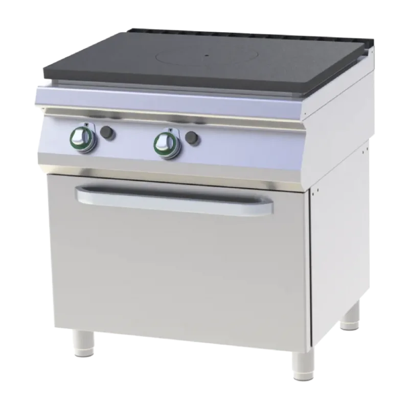 Cuisinière de restauration pro 1 feux à gaz coup de feu sur four a gaz gn2/1 Satisfait Ou Remboursé