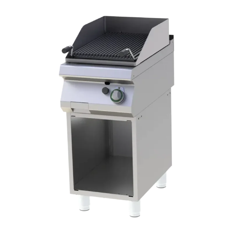 Offre Limitée Grill pierre de lave à gaz 7,5kw sur armoire ouverte