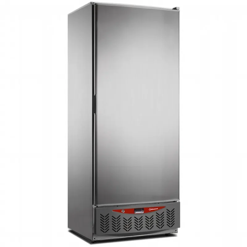 Armoire frigo professionnelle inox ventilée gn 2/1 et 600x400 525 litres - 750x740x1900 mm Expédition Rapide