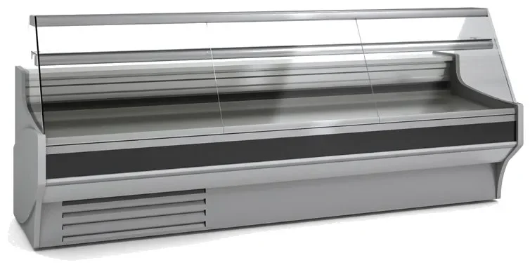 Vitrine horizontale réfrigérée avec service arrière 4 portes m1 (-1/+5 °c) - 2945x800x1235mm Commande En Gros