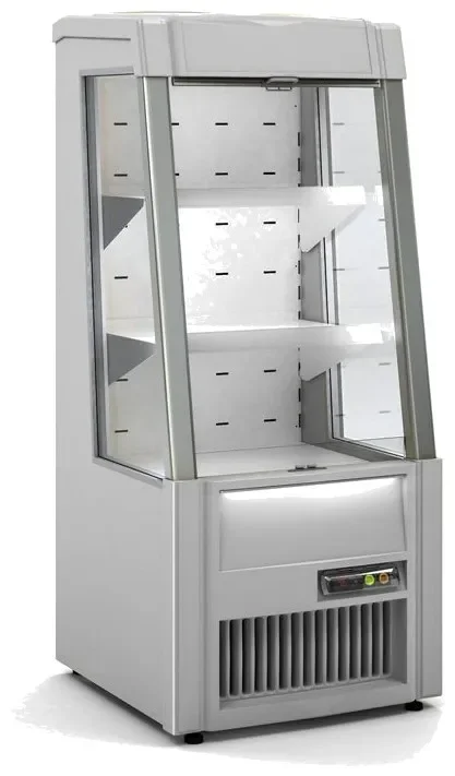Vitrine promotionnelle libre service -1/+5 °c 200 l - 640x640x1540 mm Nouvelle Collection
