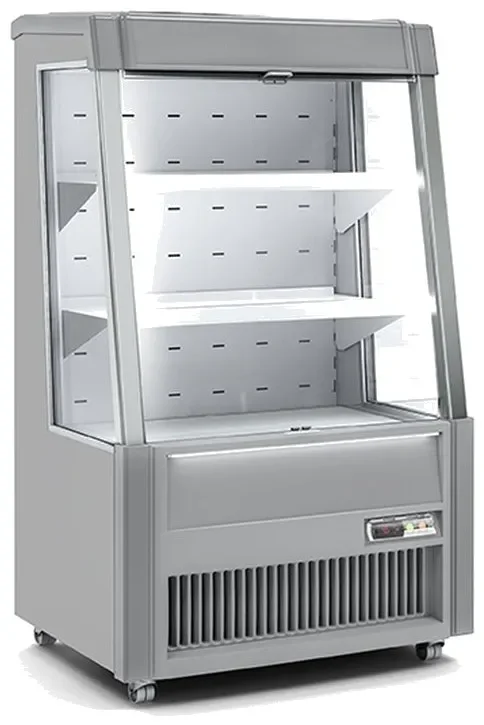 Vitrine promotionnelle libre service -1/+5 °c 200 l - 915x640x1540 mm Nouvelle Collection