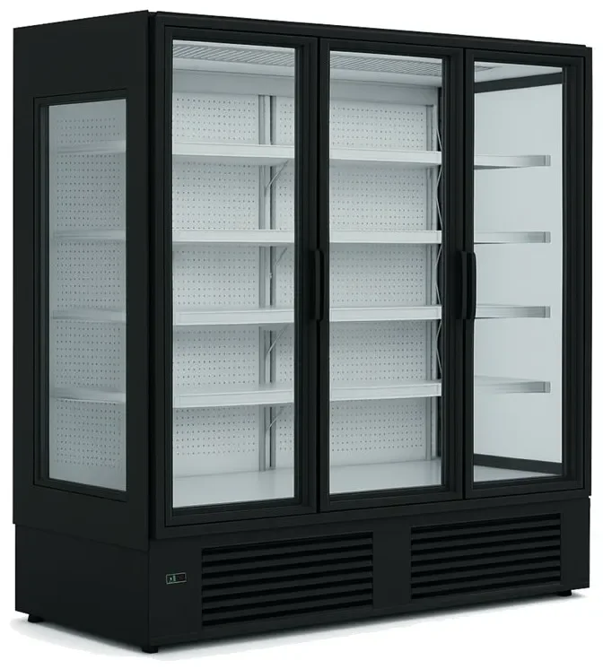 Offre Du Jour Vitrine verticale boucherie 3 portes côtés vitrés 3m1 (-1/+5 °c) - 1908x771x2160 mm