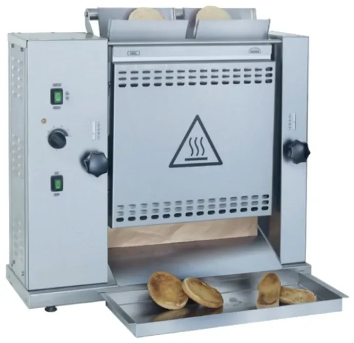 Toaster à convoyeur vertical 2100 w - 650x235x720 mm Populaire