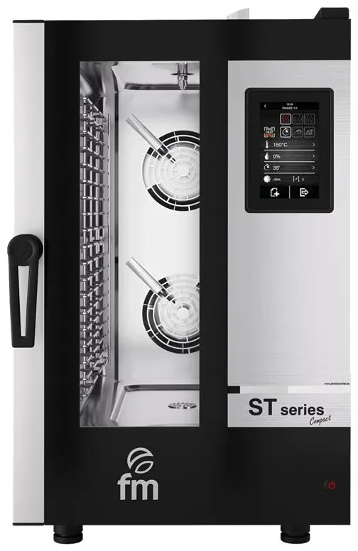 Four mixte à injection de vapeur 19 x gn 1/1 avec options - 530x775x890 mm Haute Qualité
