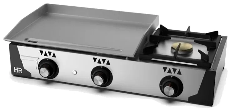 Plancha à gaz à poser professionnelle 11,3 kw - 930x475x227 mm Expédition Rapide