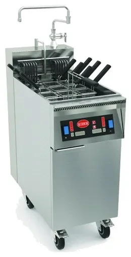 Cuiseur à pates électrique sur coffre avec relevage automatique 22 l - 400x800x1273 mm Paiement Sécurisé