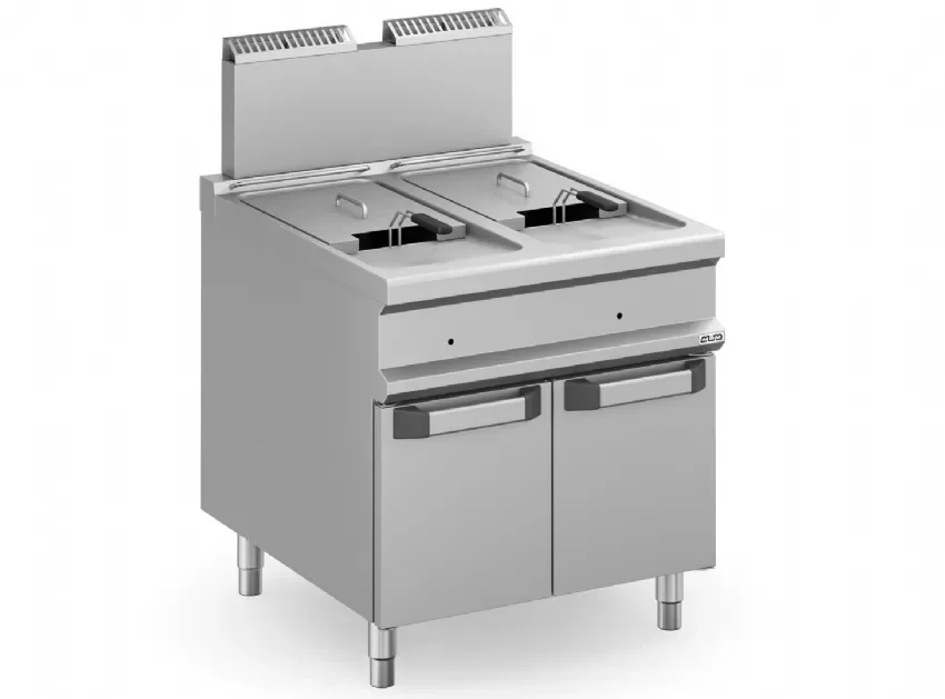 Super Prix Friteuse professionnelle gaz sur coffre 18+18 l - 800x900x1180 mm
