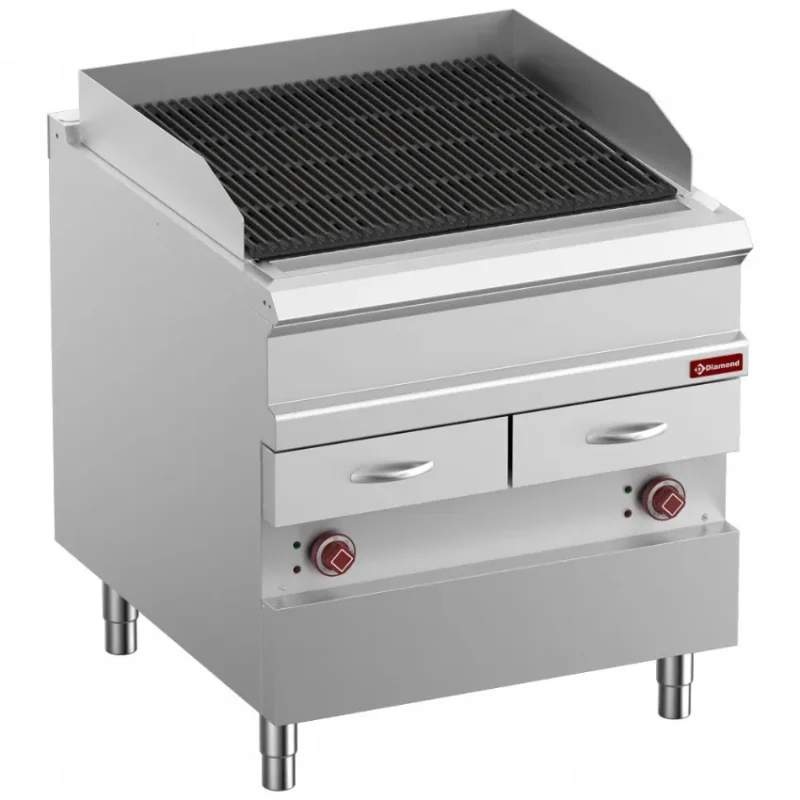 Livraison Gratuite Grill vapeur électrique - grille en fonte 1/1