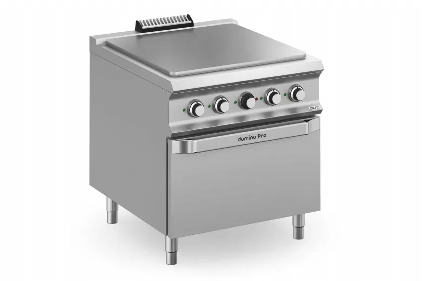 Fourneau èlectrique pro en inox sur four èlectrique - 800x900x850 mm Livraison Express