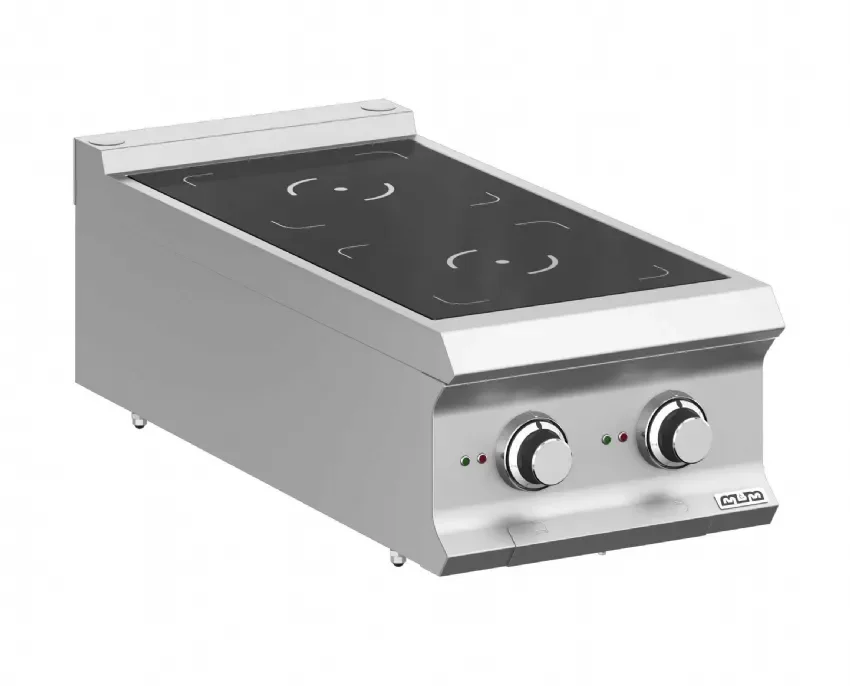 Cuisinière électrique avec 2 inducteurs top à poser - 400x900x250 mm Acheter Direct