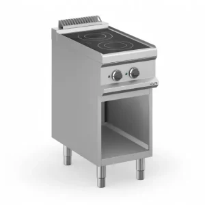 Vitroceramique cuisiniere avec 2 plaques sur baie libre - 400x714x850 mm Populaire