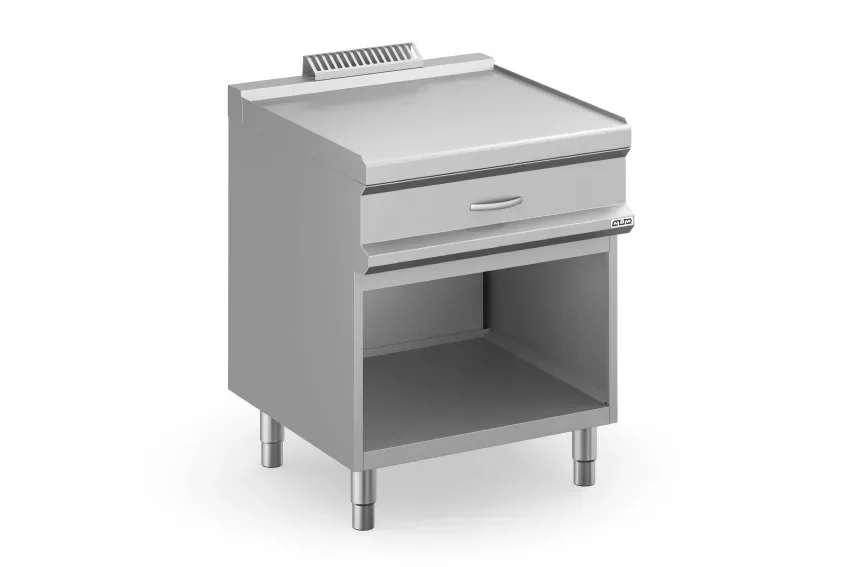 Element neutre en inox sur armoire ouvert complet de tiroir - 700x714x850 mm Jusqu’à Épuisement Des Stocks