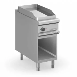 Achat Immédiat Grillade de restauration fry-top électrique avec plaque lisse chromée - 400x900x850 mm