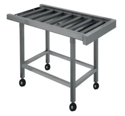 Retour Gratuit Table mobile à rouleaux droite - 1145x640x875 mm