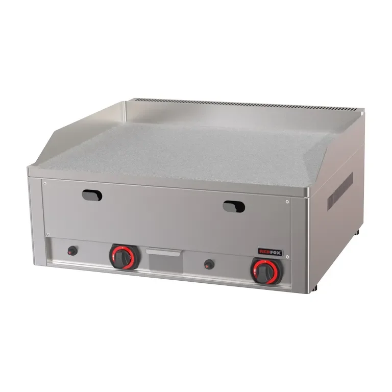 Plaque de cuisson professionnelle 65x48 cm à gaz chrome durable plaque lisse à poser Meilleure Vente