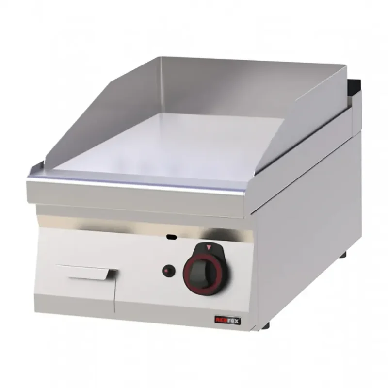 Affaire À Saisir Plaque de cuisson professionnelle 40x51 cm à gaz chromée plaque lisse à poser