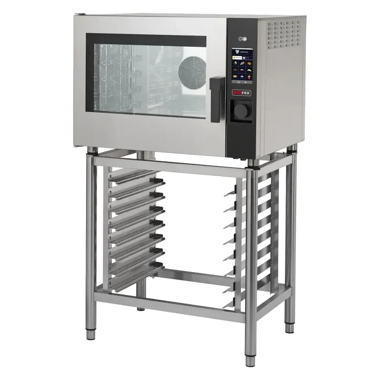 Four à convection prof électrique 5 gn 1/1 renforcée à injection tactile lavage auto porte gauche Nouveauté