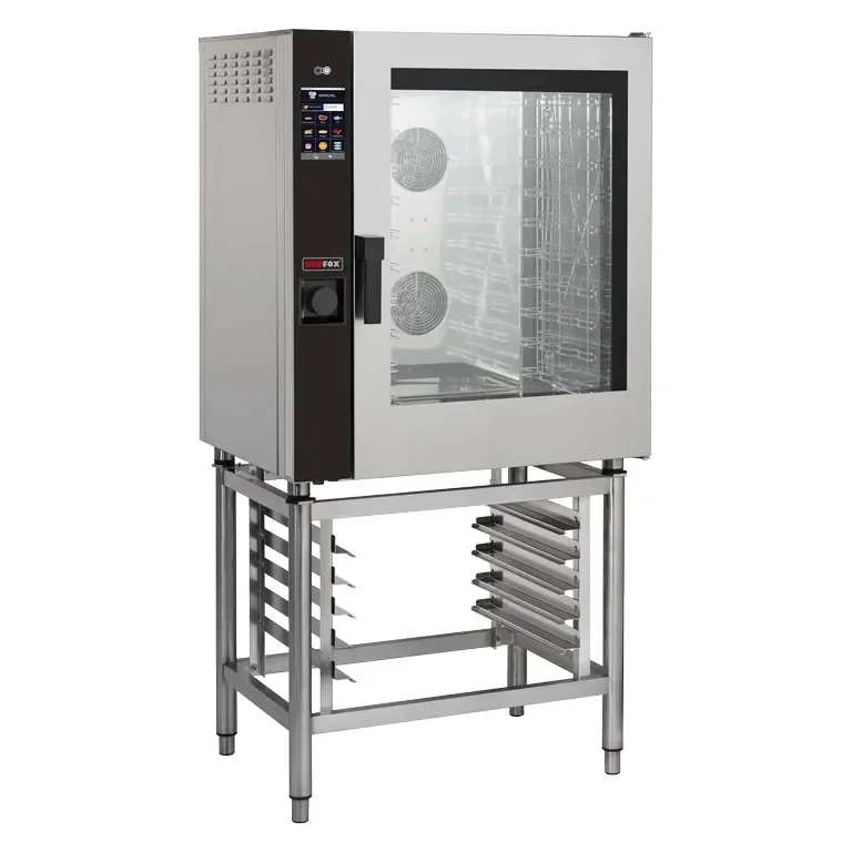 Four à convection prof électrique 10 gn1/1 174kw à injection tactile lavage auto porte droite Certifié
