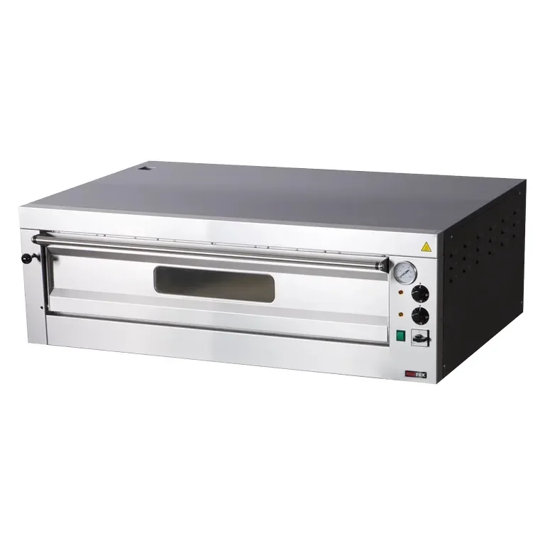 Four à pizza professionnel allongée à un étage 6 chambres diametre 33 cm Offre Spéciale