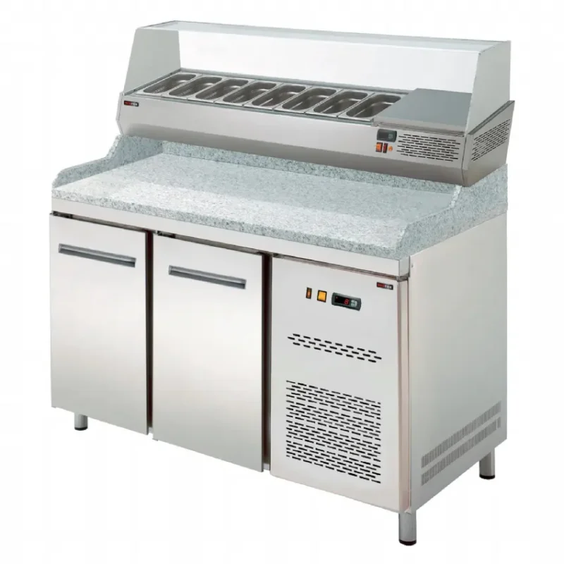 Saladette professionnelle réfrigérée150 cm gn 1/4 Meilleur Prix