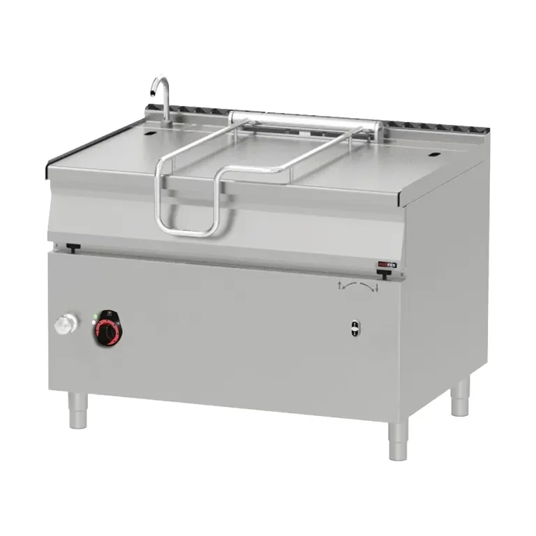 Sauteuse basculante professionnelle auto cuve 120 l fond en inox Prix Cassé