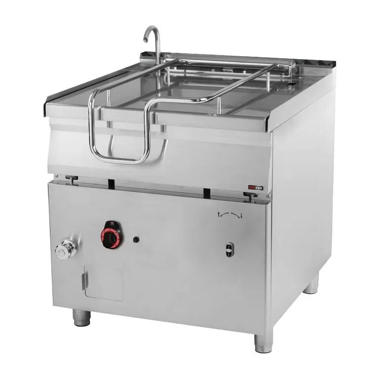 Sauteuse basculante professionnelle auto à gaz cuve 80 l fond en inox Livraison Gratuite