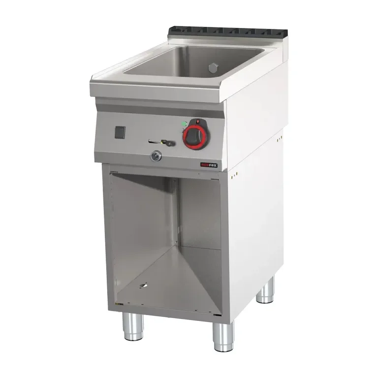 Bain marie professionnel électrique gn 1/1 200 mm sur armoire ouverte Prix Cassé