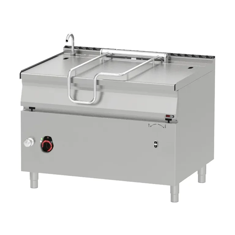 Prix Cassé Sauteuse basculante professionnelle auto électrique cuve 120 l fond en acier
