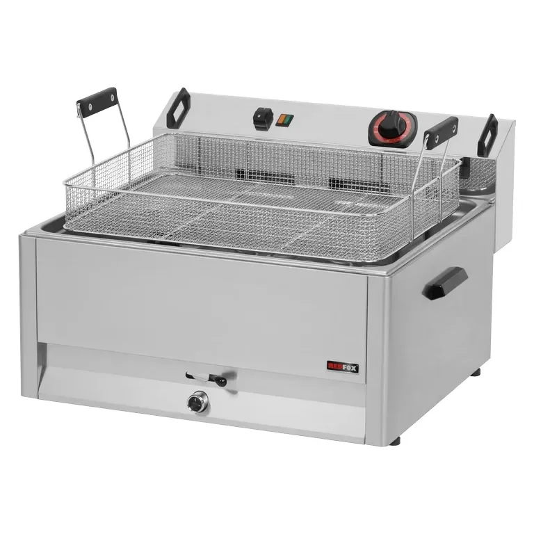 Jusqu’à Épuisement Des Stocks Friteuse professionnelle triphasée cuve 30 l à poser avec robinet de vidange